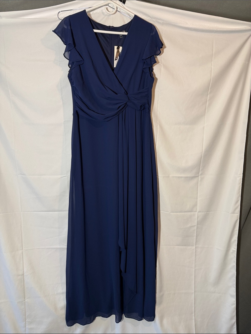 H&M - TFNC - Elegant Blue Maxi Dress - 16